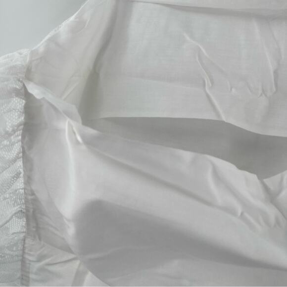 LEVINSOHN Pillow Sham King Size White Elegant Lace Romantic Shabby Chic Cottage - Picture 9 of 11